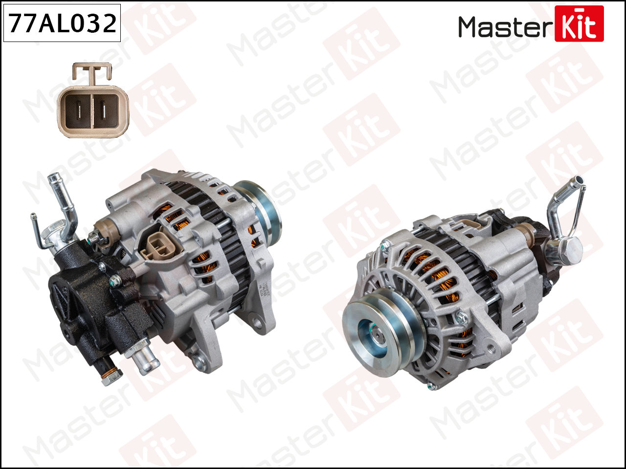 Генератор MITSUBISHI L200/PAJERO SPORT 2.5TD 80A (14V 80A)