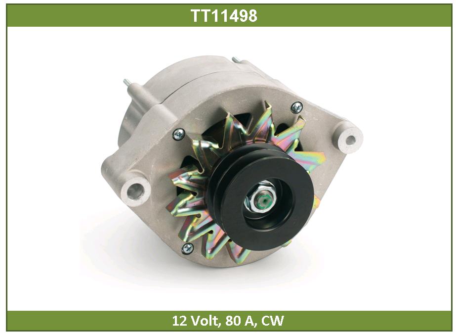 Генератор VOLVO FL618 5.5 91-00 24V, 80A, CW, w/o Pulley; Tesla Technics