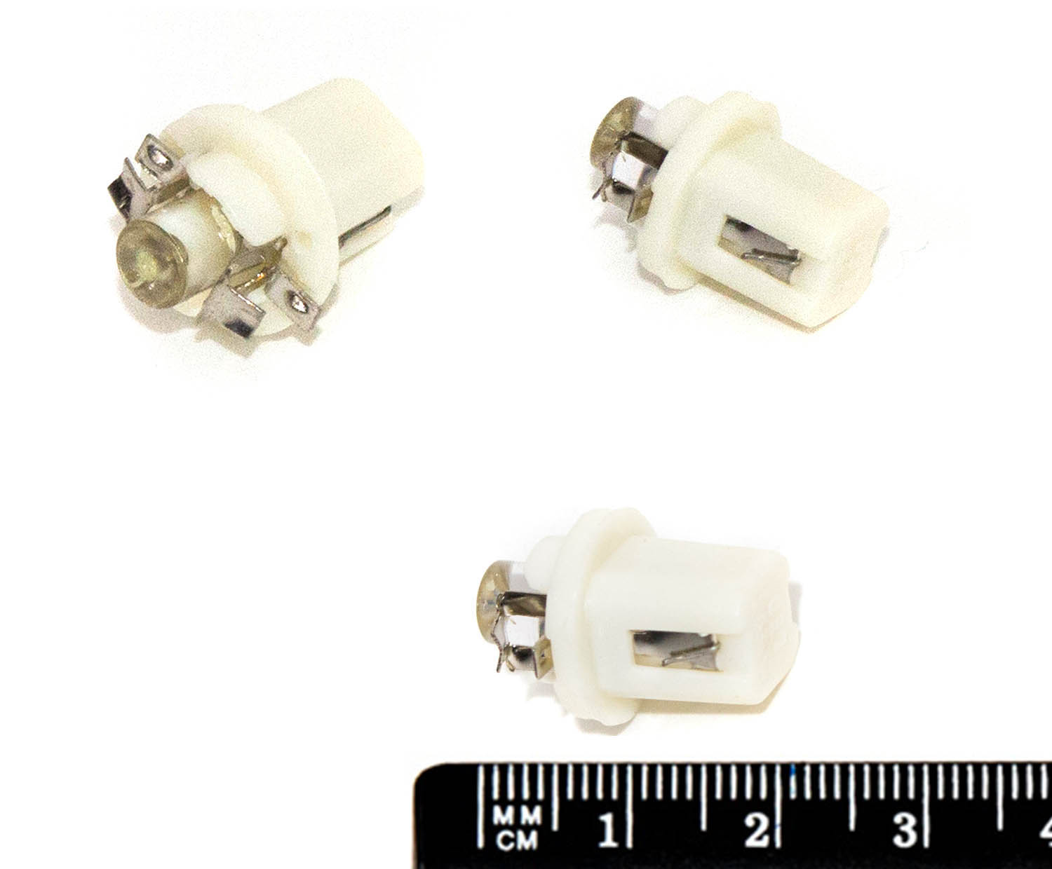 Лампа светодиод 12-1,2 белая 1SMD (5050) иномарки B*8.5d NOVA-PRO/DINWARD (крат_уп_10шт)