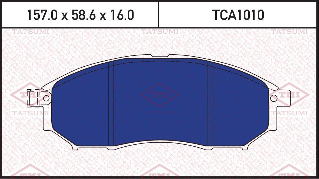 Колодки тормозные TATSUMI RENAULT Koleos 08->NISSAN Murano 03->INFINITI G,EX,M 08->