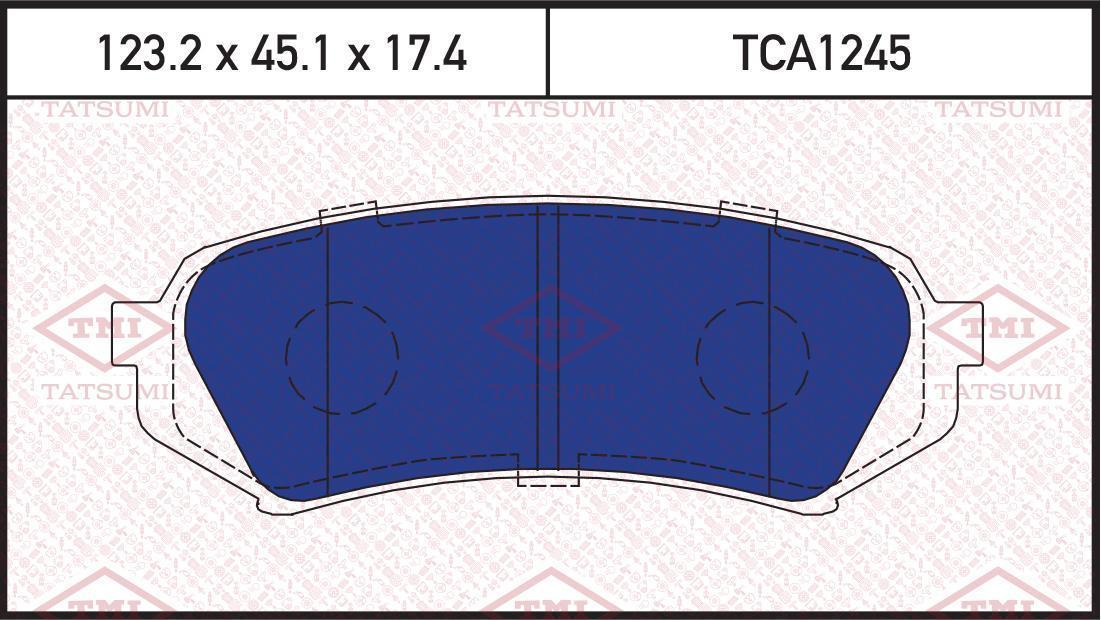 Колодки тормозные TATSUMI TOYOTA Land Cruiser 98->
