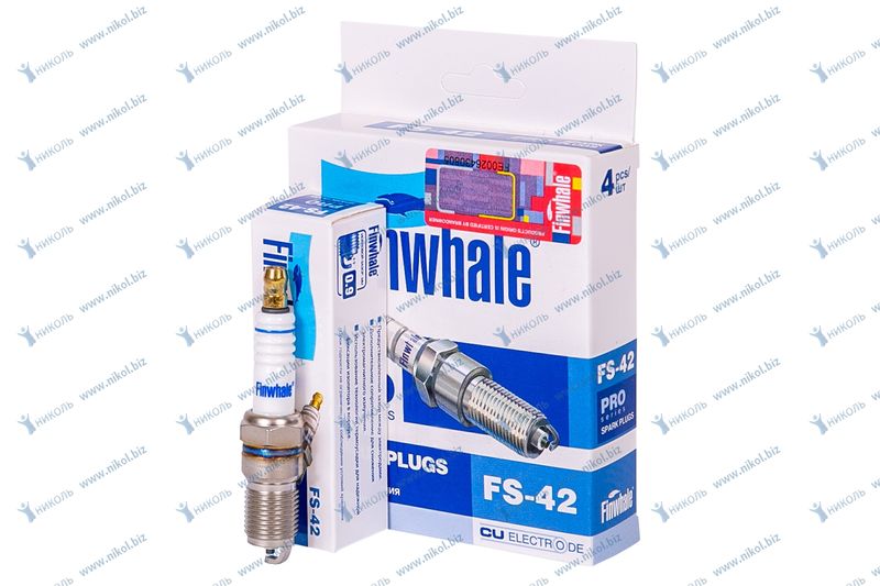Свеча FINWHALE Ford FocusII, C-Max, Mazda 3,5,6 FS42 (к-т=4шт)