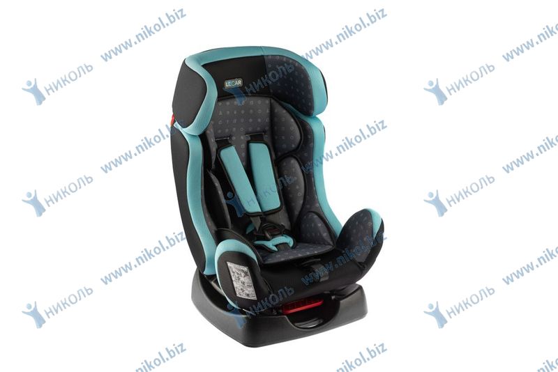 Кресло детское LECAR 007-G 0-1-2 (0-25 кг) серый принт/бирюзовый