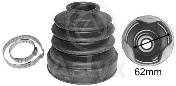 Пыльник ШРУСА CITROEN BERLINGO/C2/C3/C4/SAXO/XSARA/PEUGEOT 206/306/307/PARTNER 1,1-1,9D внутр K-T 29x67мм._ASLYX