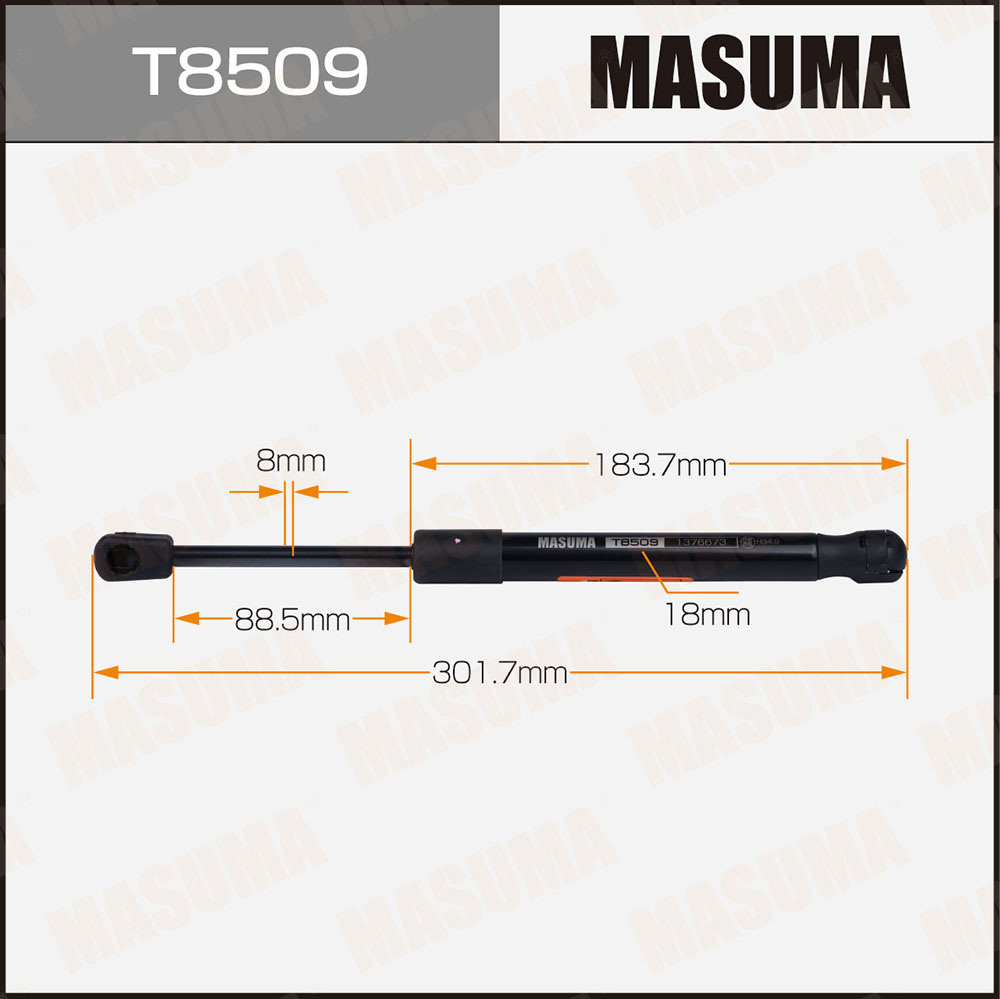 Упор багажника L=301.7mm Masuma