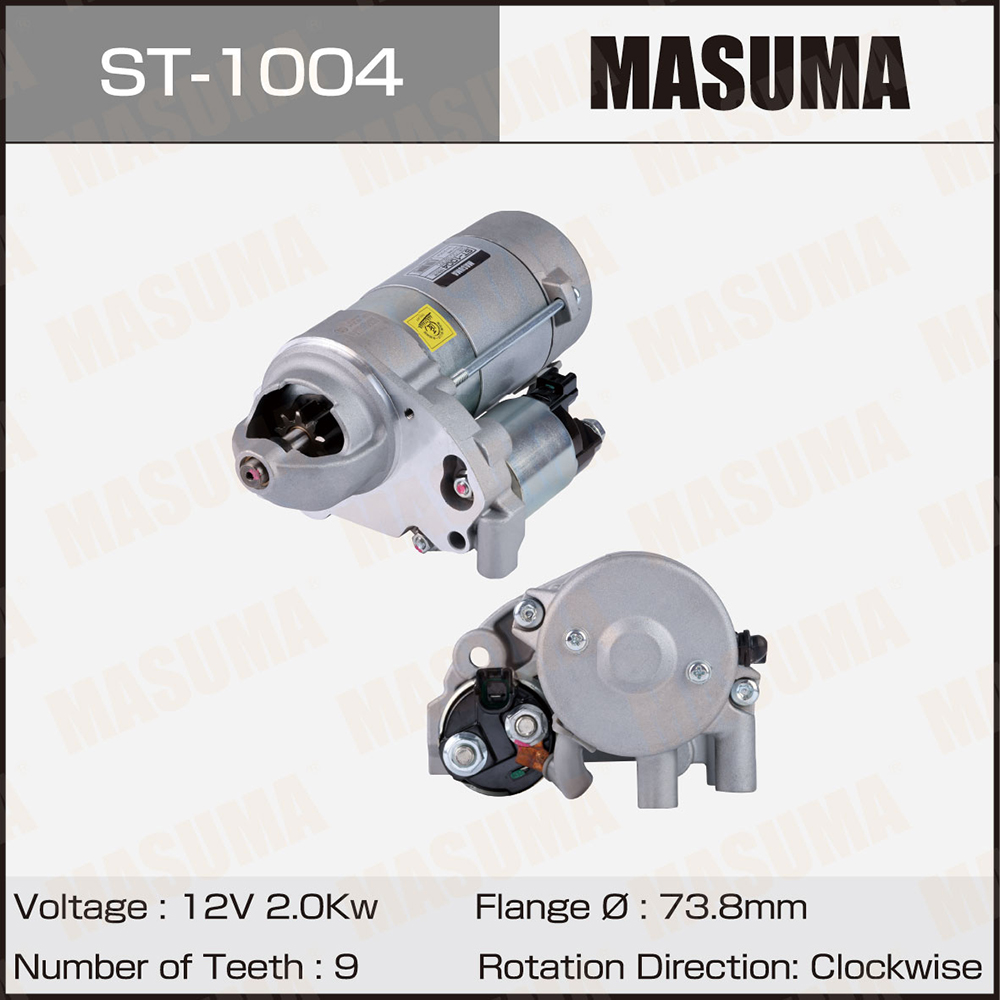 Стартер Toyota 1URFE (12V/2.0KW) Masuma