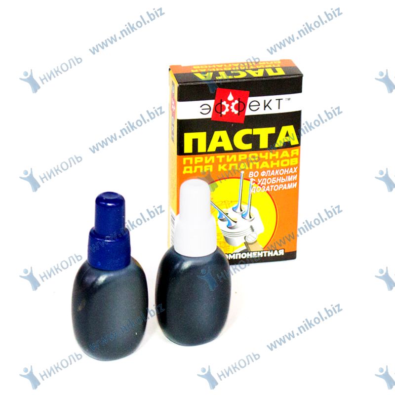 Паста притир ЭФФЕКТ (80гр) для клапанов с дозатором