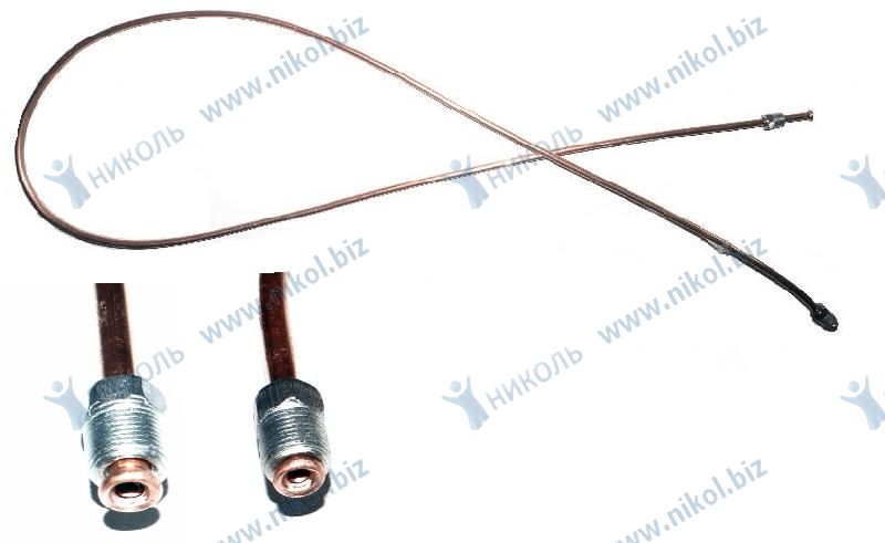 Трубка тормозная d=6мм медн штуцер М12*1 150 см OTIDO 