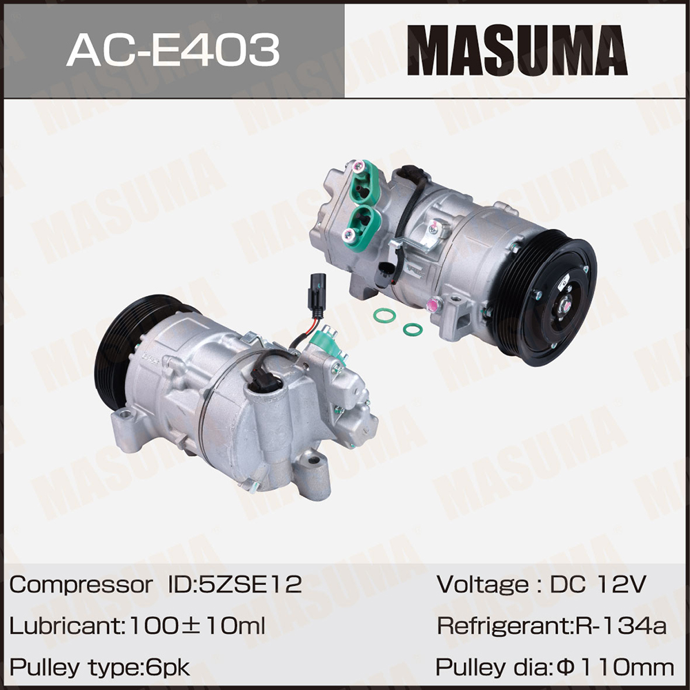 Компрессор кондиционера BMW 1 (E81), 3 (E92) / N46B20, N45B20 Masuma
