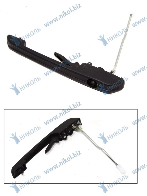 Ручка двери наруж 2109, 2115 перед Autoparts (алюм.) правая