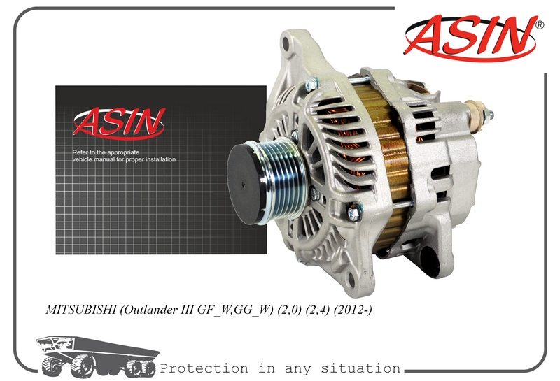 Генератор MITSUBISHI Outlander III GF_W,GG_W (2,0) (2,4) (2012-