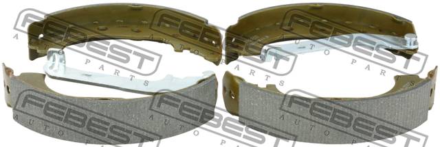 Колодки тормозные Ford Focus II 04-11 барабанные (-ABS) 228 х 42 \ FEBEST 2102-FOCIIR