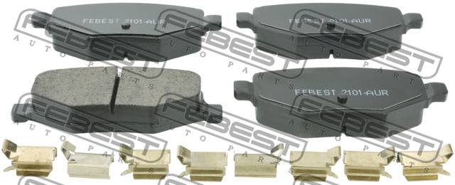 Колодки тормозные FORD EXPLORER TUB 2011- [EU] задние комплект \ 2101-AUR FEBEST