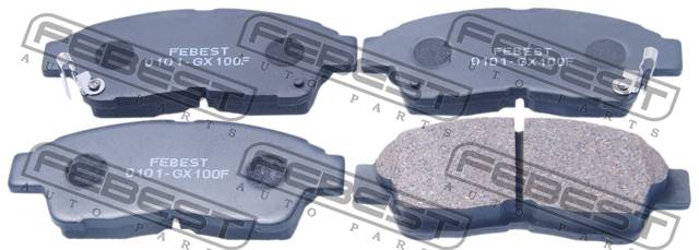Колодки тормозные Toyota Camry (V10, V20) 91-, Corolla (E90), Carina E 92- передние \ FEBEST 0101-GX100F