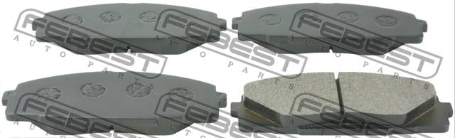Колодки тормозные TOYOTA HIACE/REGIUSACE KDH2##,TRH2## 2004.08-2013.12 [JP] передние \ 0101-KDH201F FEBEST