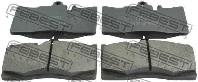 Колодки тормозные TOYOTA CELSIOR UCF3# 2000.08-2006.08 [JP] передние \ 0101-UCF30F FEBEST