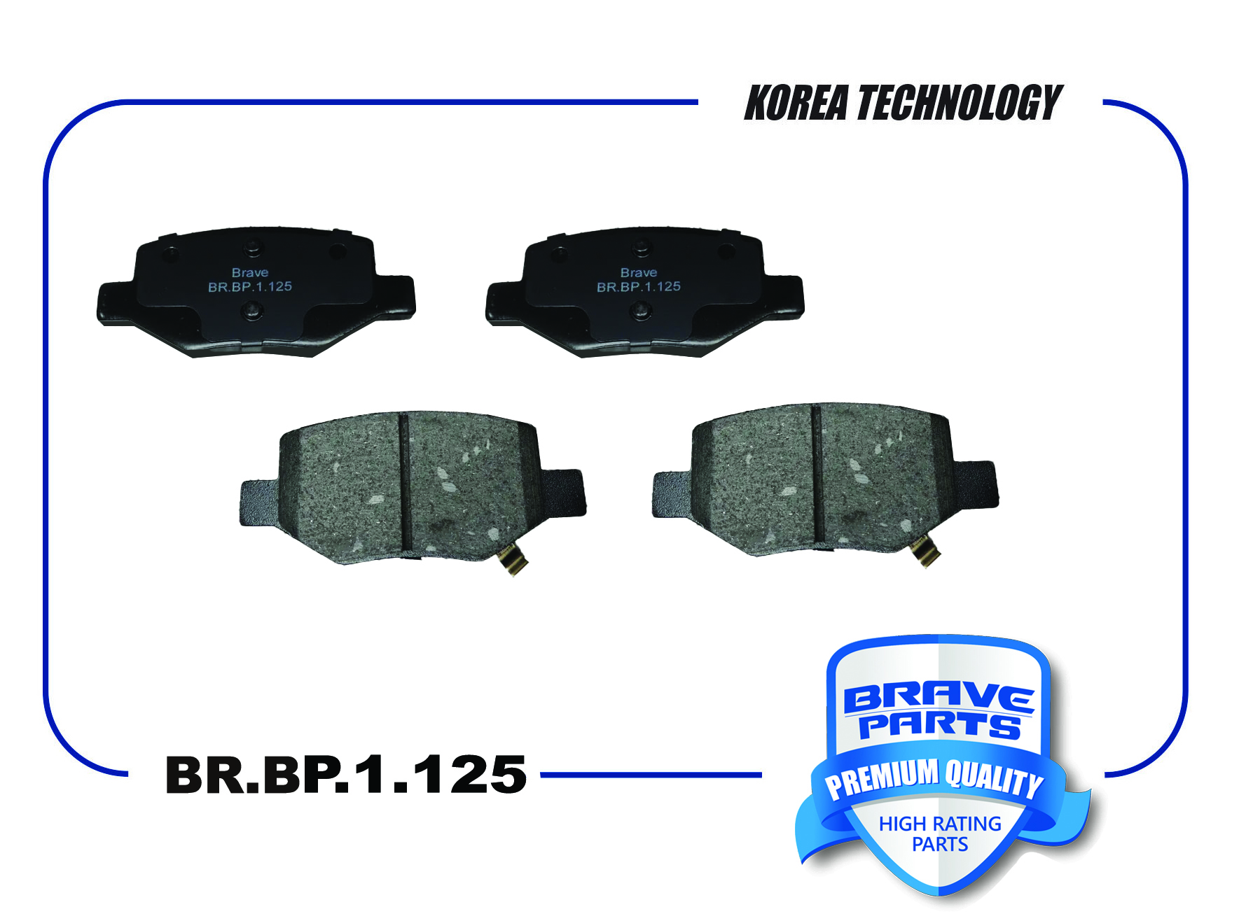 Колодки тормозные Geely Coolray 20- задние Brave