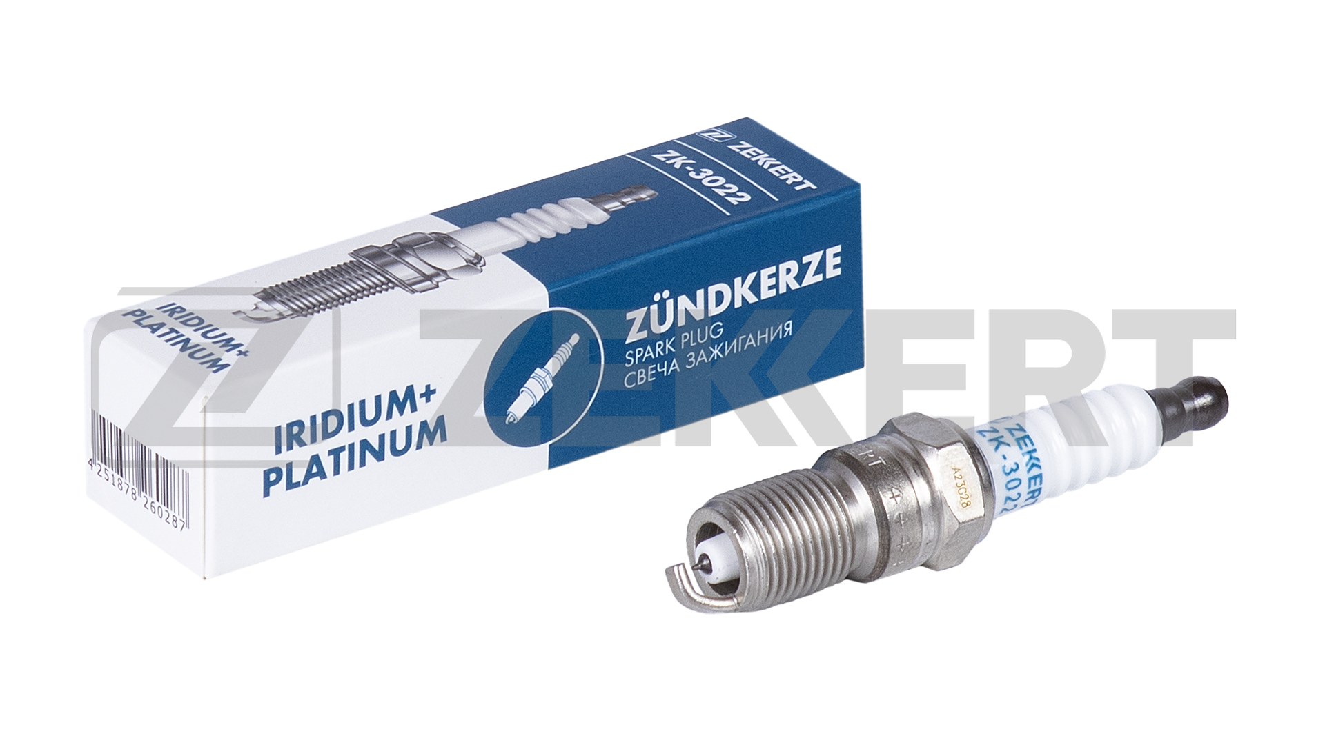 Свеча зажигания (Iridium+Platinum аналог NGK 4477 цена за 1 шт.) Ford Focus II 04- Mondeo III 00-
