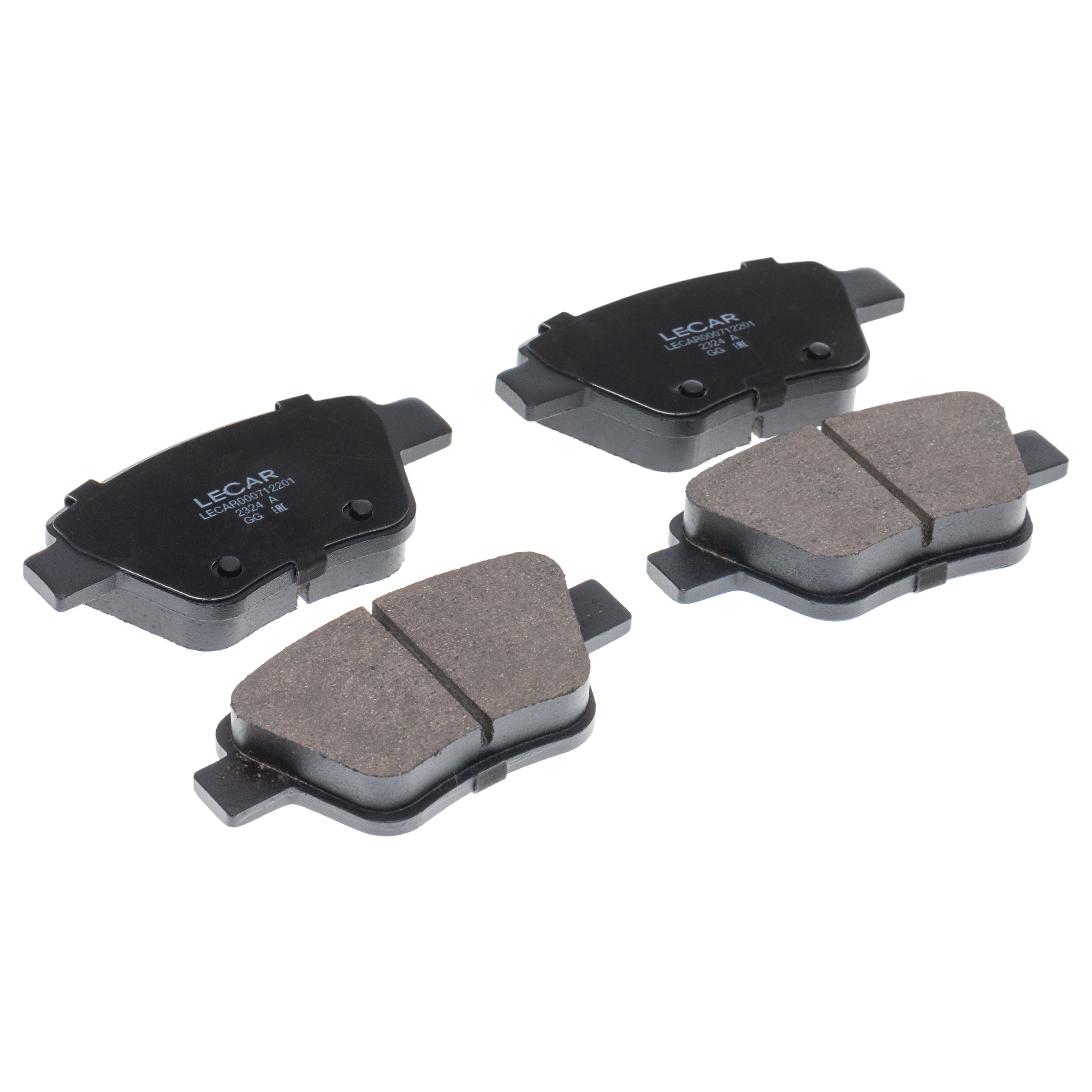Колодки тормозные Skoda Octavia 04-, Superb 08-; VW Caddy, Touran 10- задние Lecar