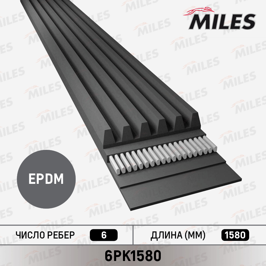 Ремень поликлиновой MILES