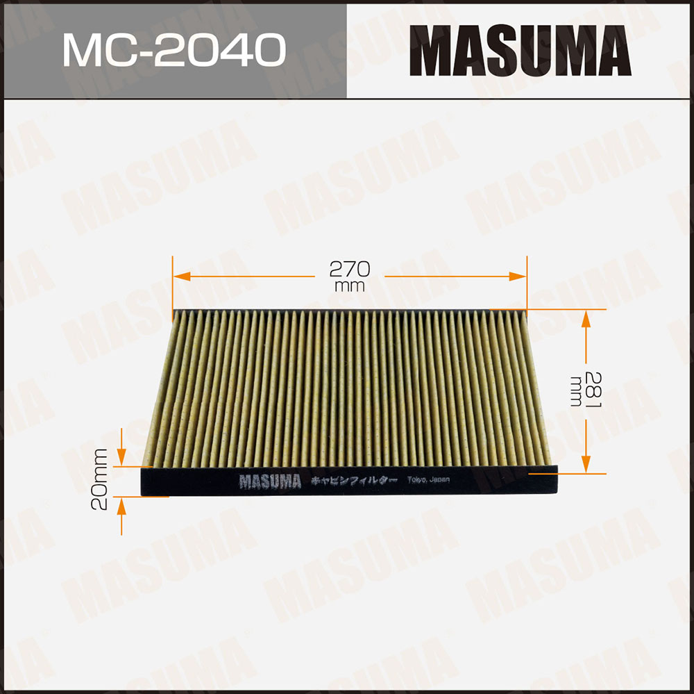 Фильтр салона AC2510 Masuma