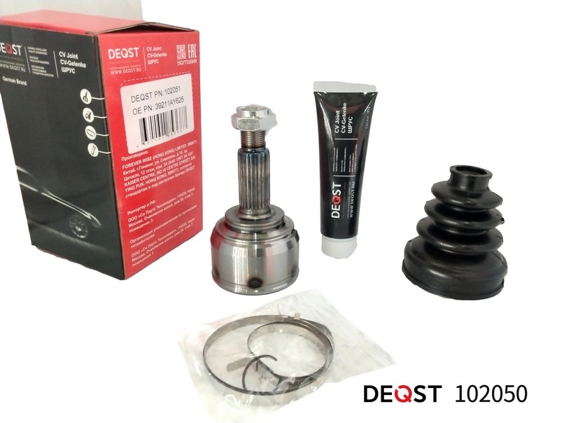 ШРУС Nissan Micra (K12) 03-, Note (E11) 06- наружный \ DEQST 102051