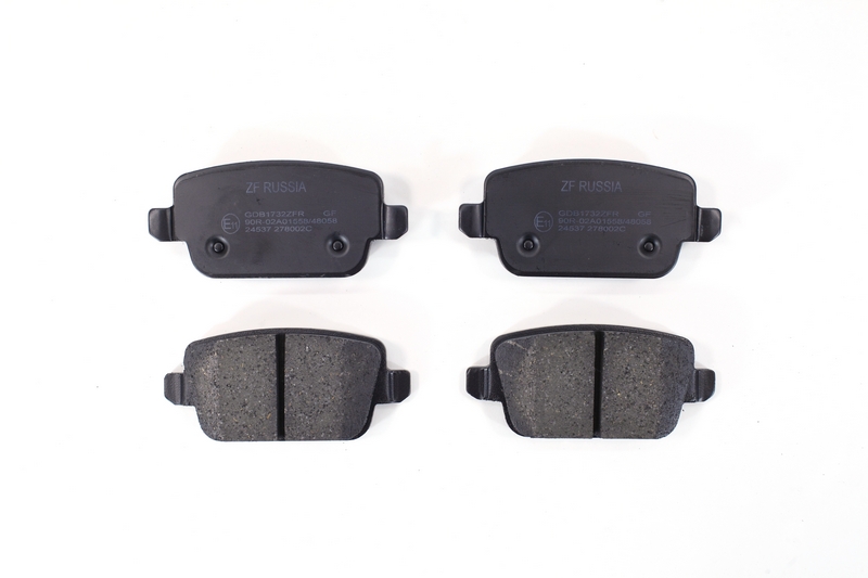 Колодки тормозные Ford Mondeo IV 07-, Kuga I 08-; LR Freelander II; Volvo S80 06- задние \ GDB1732 ZFR
