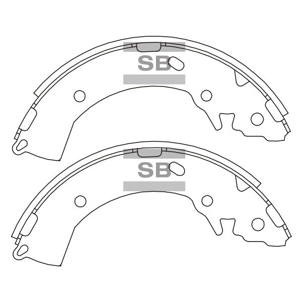 Колодки тормозные SANGSIN BRAKE Hyundai Getz 8"