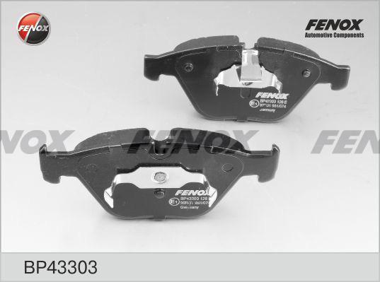 Колодки тормозные BMW 3 (E90) 04-, 5 (E60) 04-, 7 (E65-E67) 03- передние \ FENOX BP43303