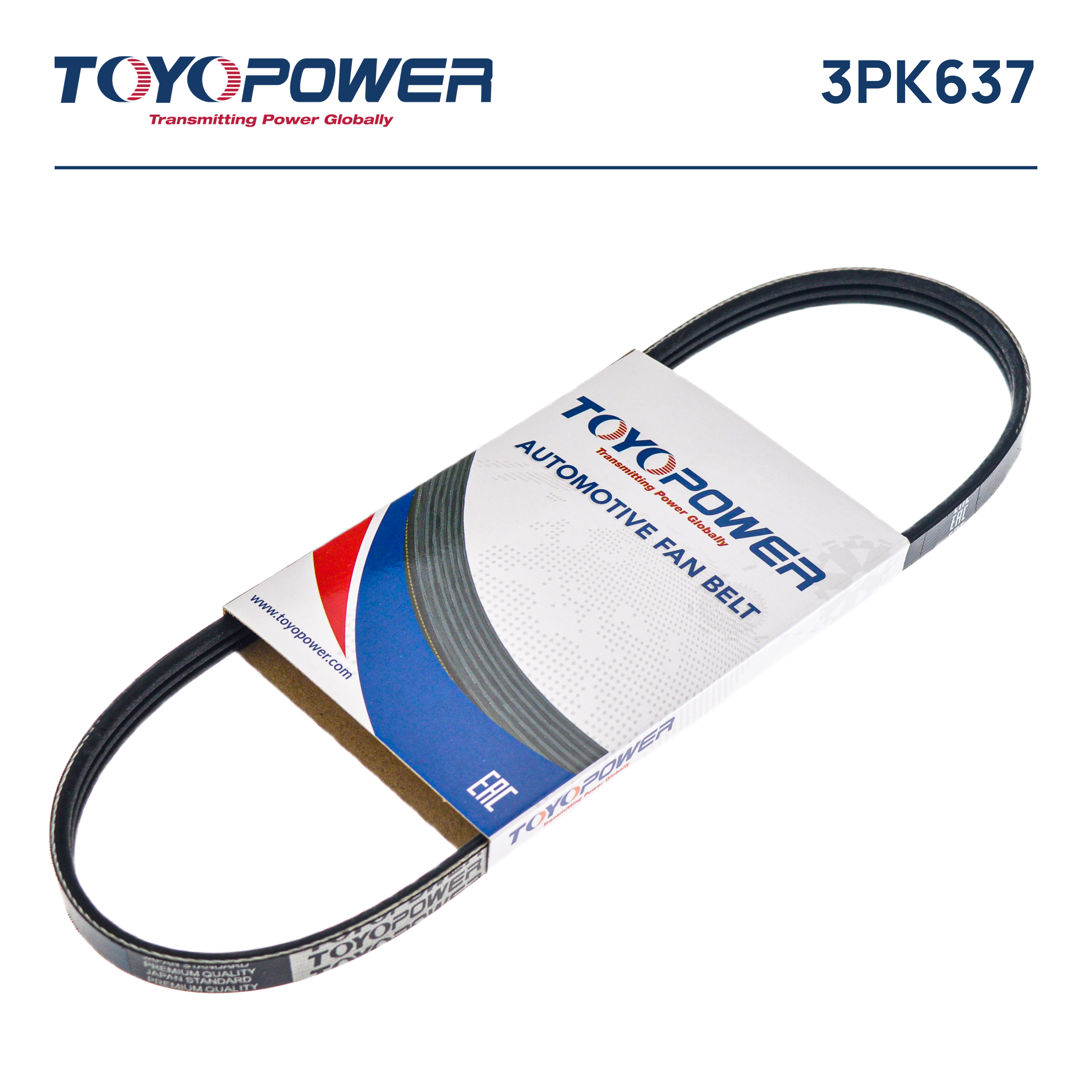 Ремень поликлиновой 3PK637 Toyopower