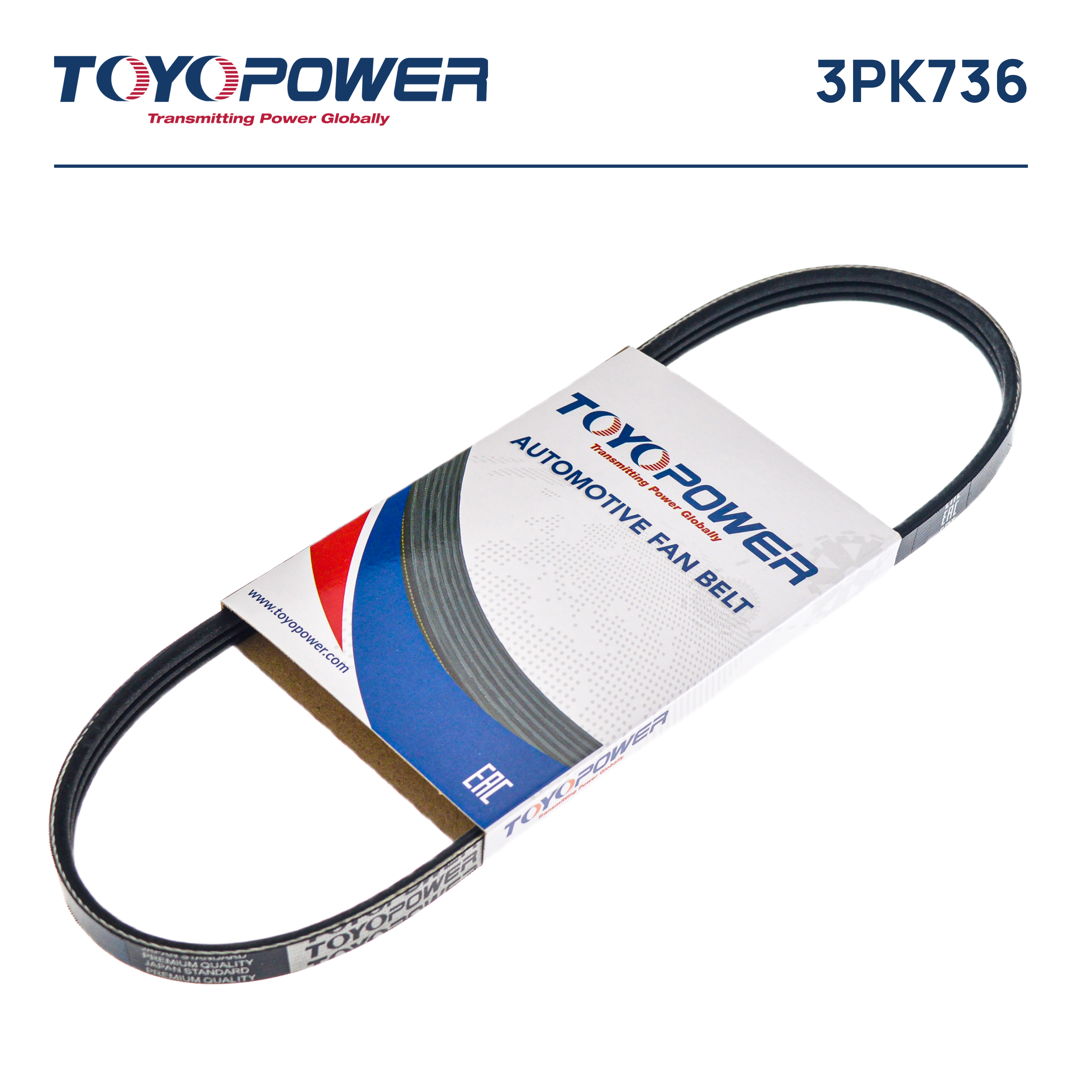 Ремень поликлиновой 3PK736 Toyopower