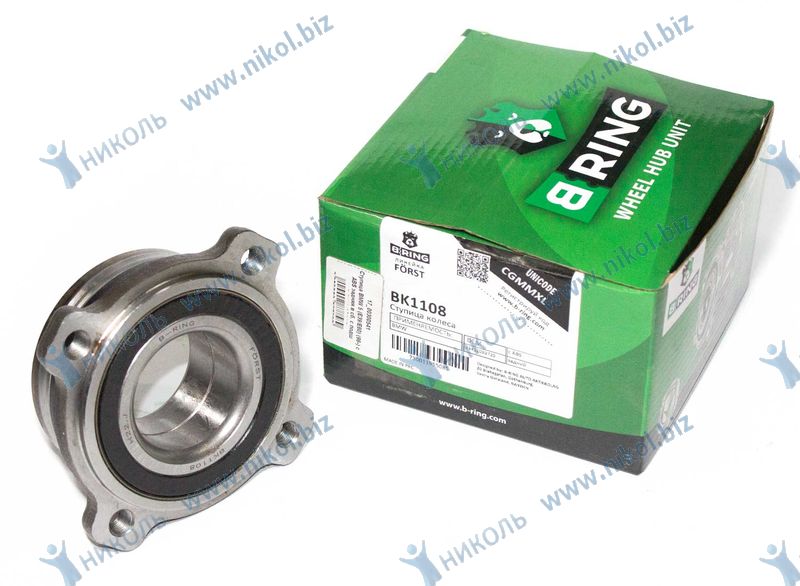Ступица BMW 5 (E39/E60) (96-) с ABS задняя в сб. с подш B-RING FÖRST