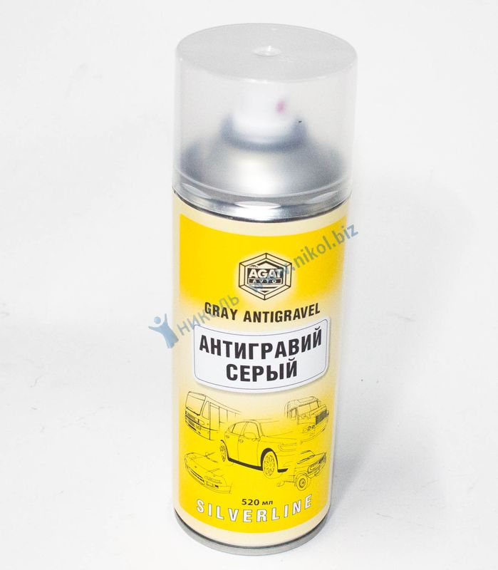 Антигравий аэроз серый AGAT-AVTO (520мл)