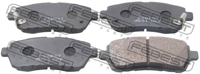 Колодки тормозные Ford Fiesta 08-; Mazda 2 07- передние \ FEBEST 0501-DEF