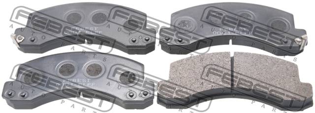Колодки тормозные ISUZU ELF NKR 1986-2006 [JP] передние \ 0601-ELFF FEBEST
