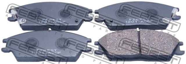 Колодки тормозные HYUNDAI ACCENT 00 1999- [GEN] передние \ 1201-ACCF FEBEST
