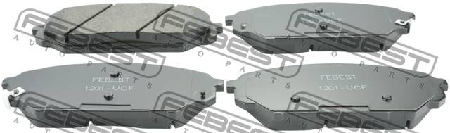 Колодки тормозные HYUNDAI iX 55 2006-2014, Veracruz 2006-2015 пер \ FEBEST 1201-VCF