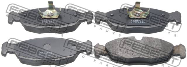 Колодки тормозные OPEL VECTRA-A - ALL YEARS [GMIO] передние \ 1801-CORBF FEBEST
