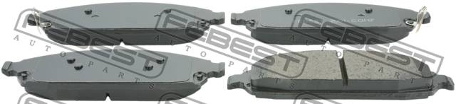 Колодки тормозные JEEP GRAND CHEROKEE 2005- [NA] передние \ 2001-COMF FEBEST