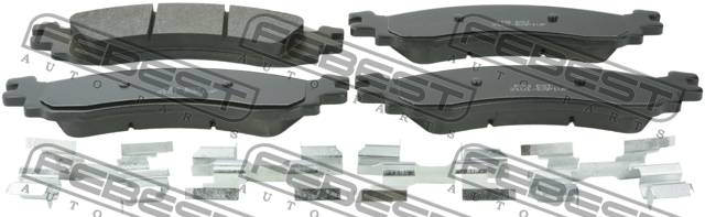 Колодки тормозные FORD EXPLORER 2002-2011 [NA] передние комплект \ 2101-EXPIVF FEBEST