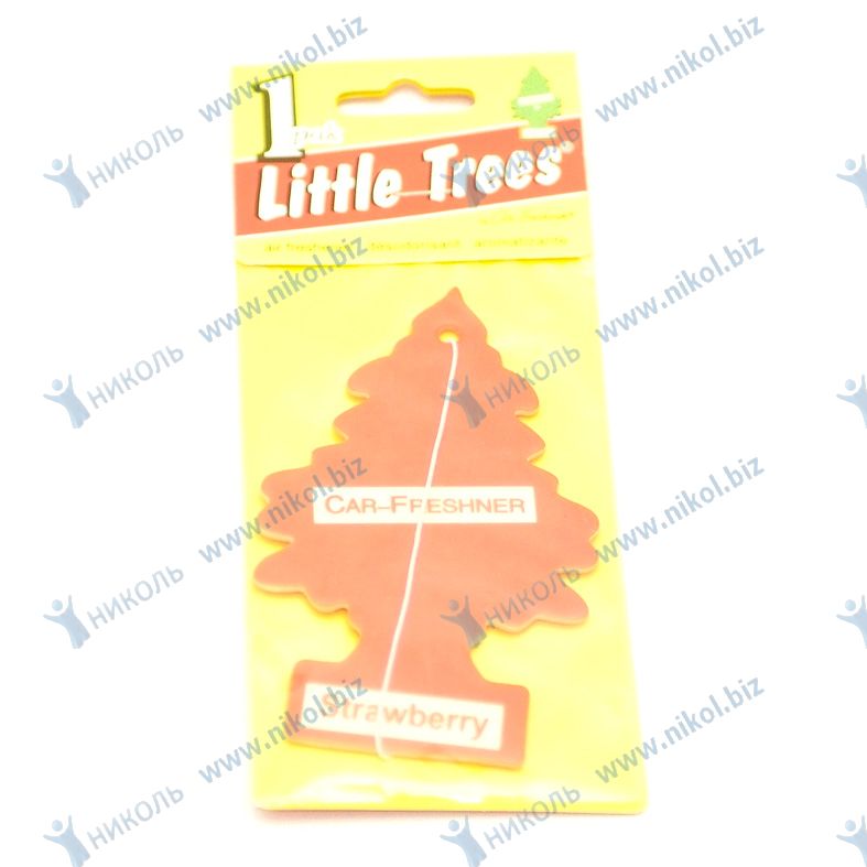 Освежитель подвесной Little Trees елка клубника (картон)