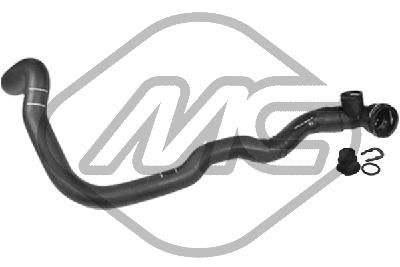 Патрубок радиатора VW Golf/Jetta/Passat/Touran 1.9TDI 04-_METALCAUCHO