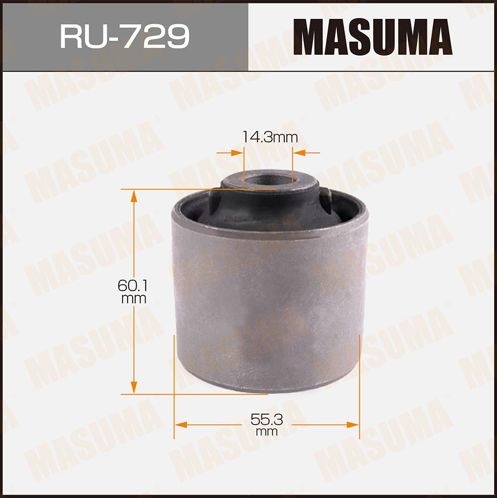 Сайлентблок тяги Toyota Land Cruiser (J100) 98-07; Lexus 02-07 задней продольной MASUMA