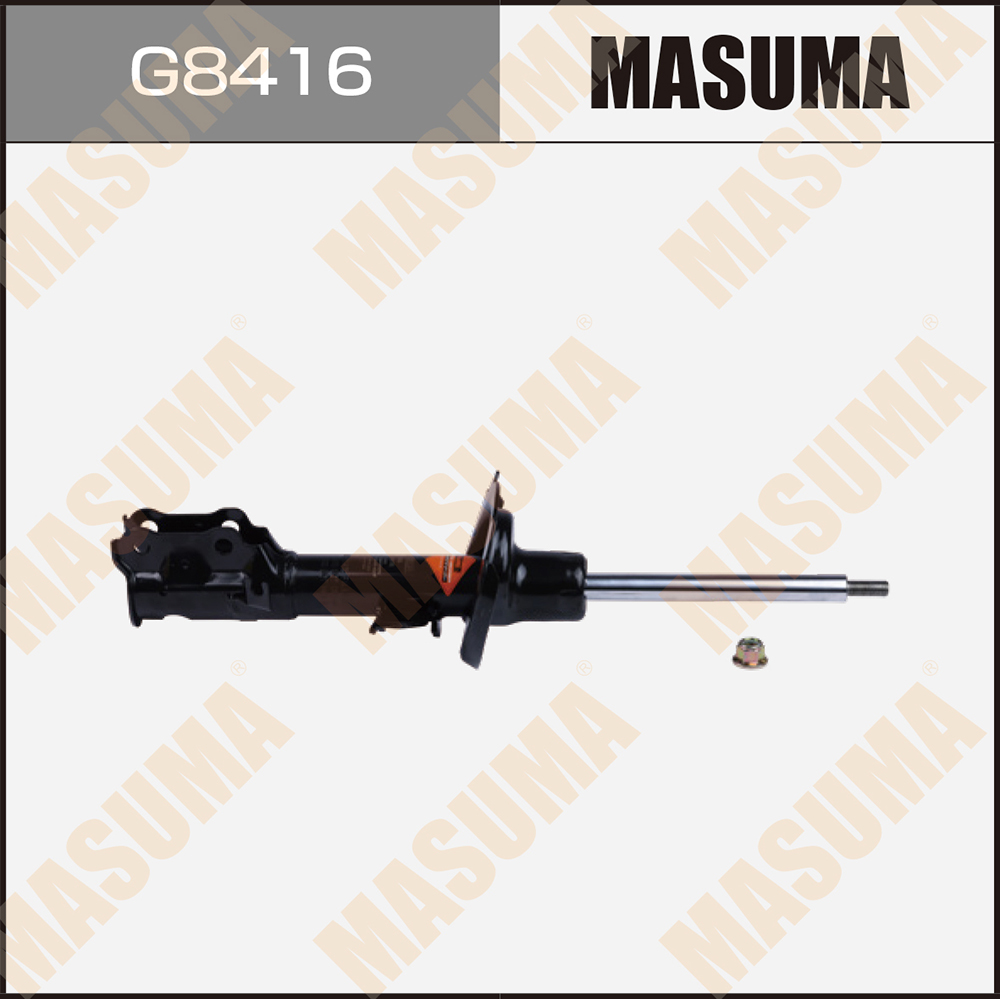 Амортизатор Mazda 2 (DE) 07-, Demio (DE) 07- передний газ. Masuma левый