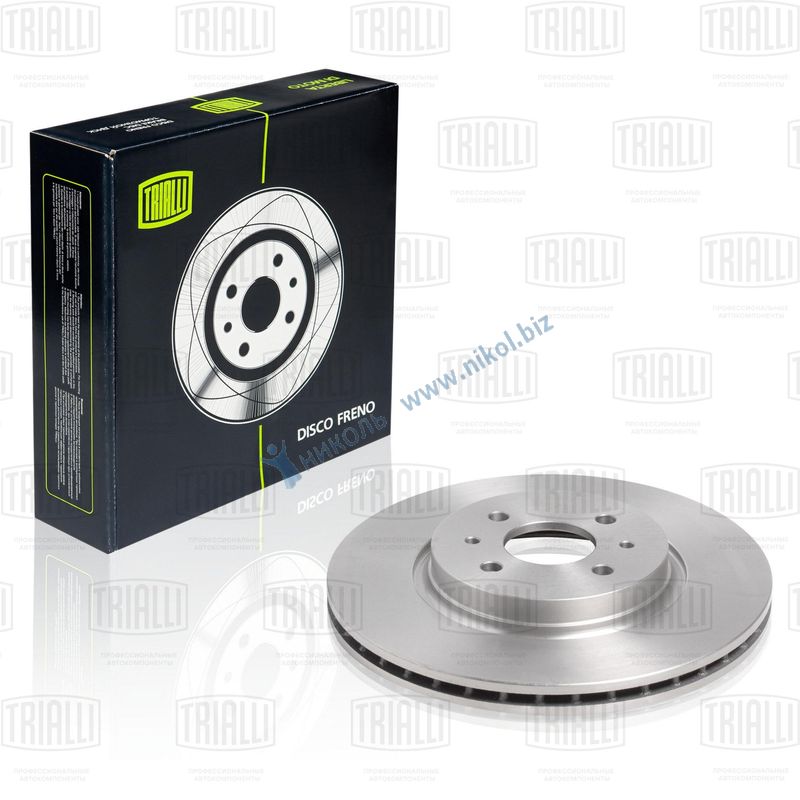Диск тормозной 1119 Калина SPORT Trialli вент. R 15 (2шт)