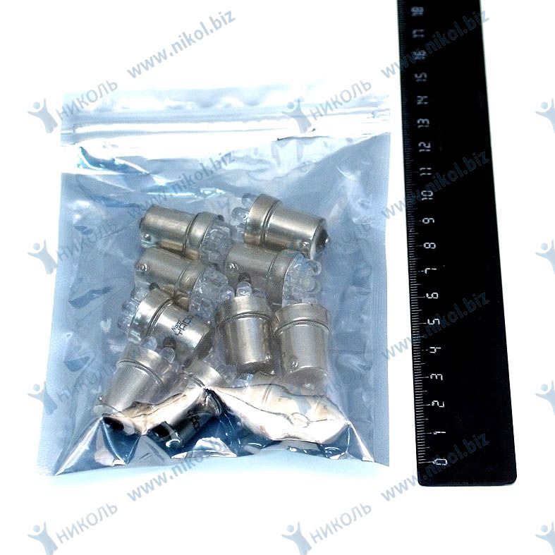 Светодиод G18.5 (6SMD) BA15s 24V белый 0.72W 21.6lm TM NORD YADA