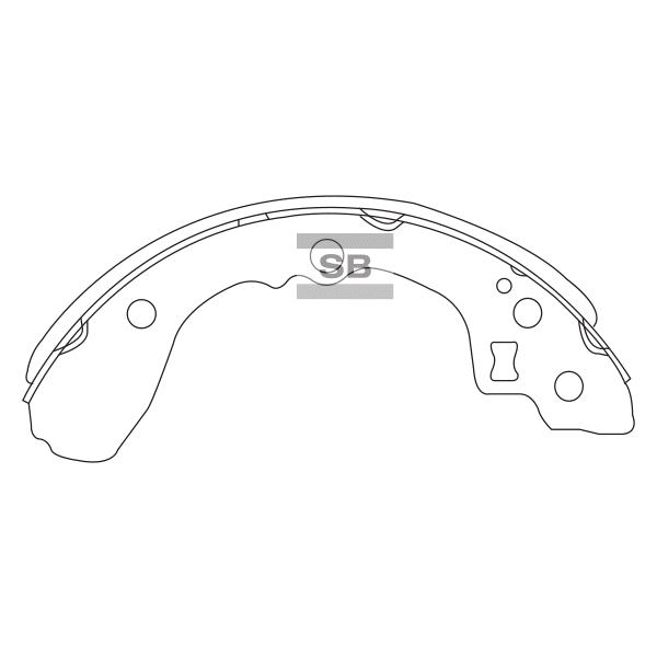 Колодки тормозные SANGSIN BRAKE /0K30B2628Z/ RIO