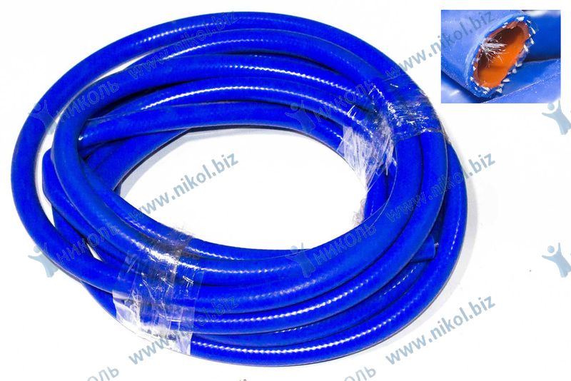 Патрубок (D-20) силикон 2-х слойн синий армир Оптимум Motorist (бухта=10м)