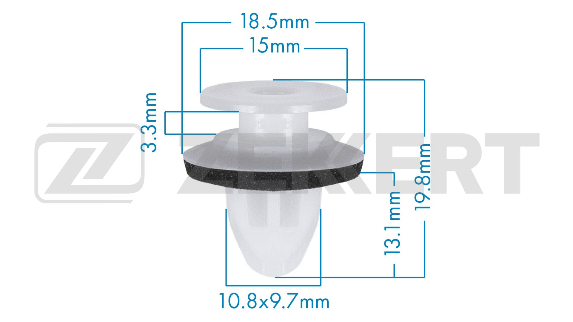 Клипса крепёжная Mazda (миним. кол-во заказа 10 шт)