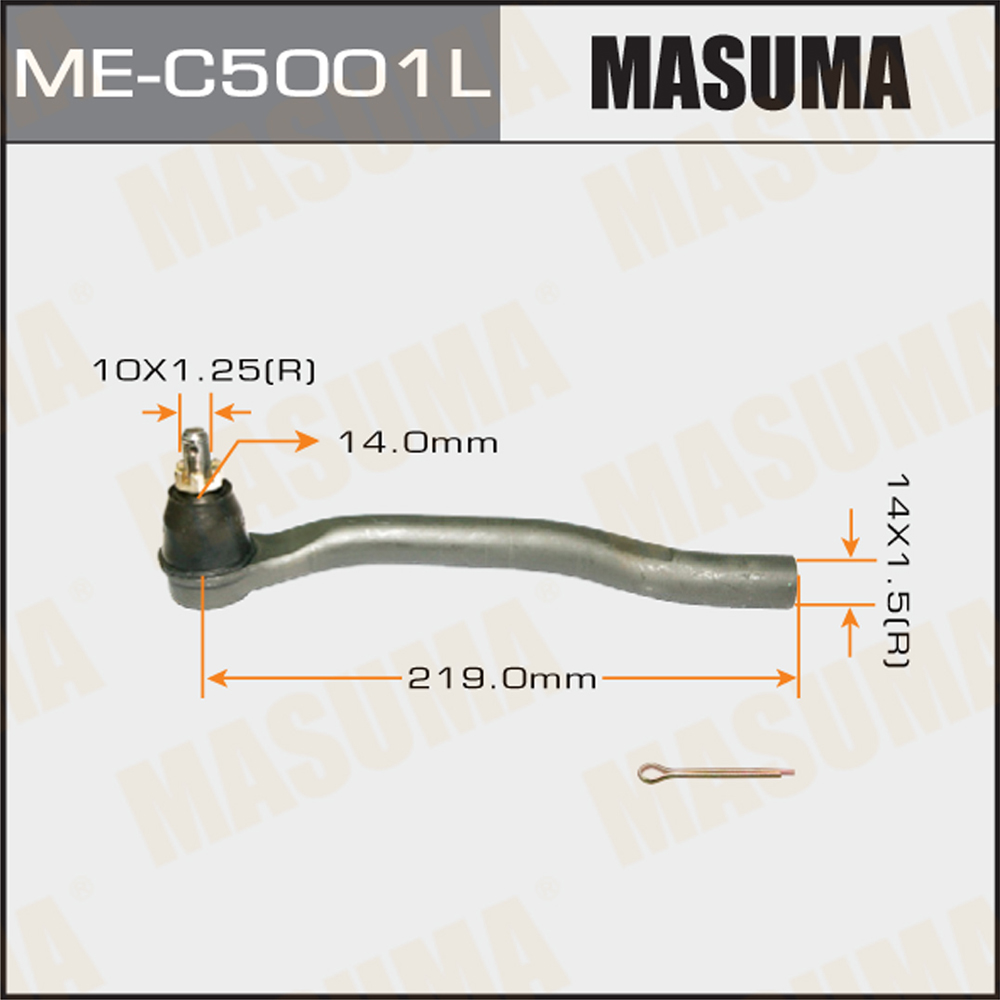 Наконечник рулевой Honda ACCORD/CF9 LH Masuma